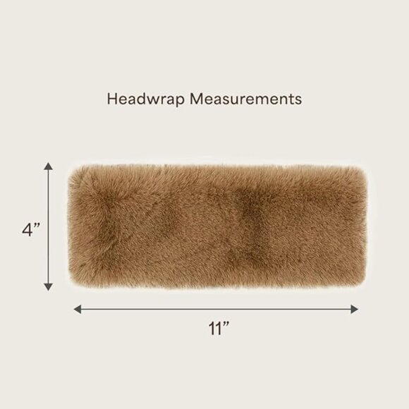 Soft Faux Fur Feel Sherpa Lined Headband main image 4